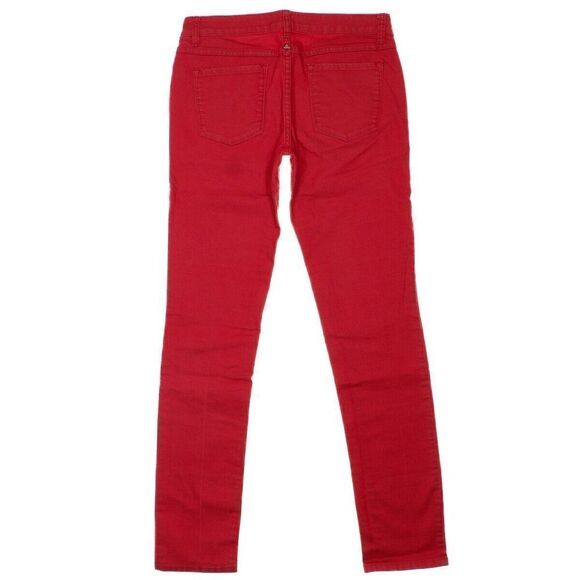 Prana Bold Red Straight Leg Jeans - Picture 3 of 10